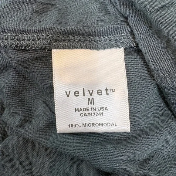 Velvet by Graham & Spencer Babydoll Tiered Mini Dress Gray Fairycore Size Medium - Picture 6 of 6